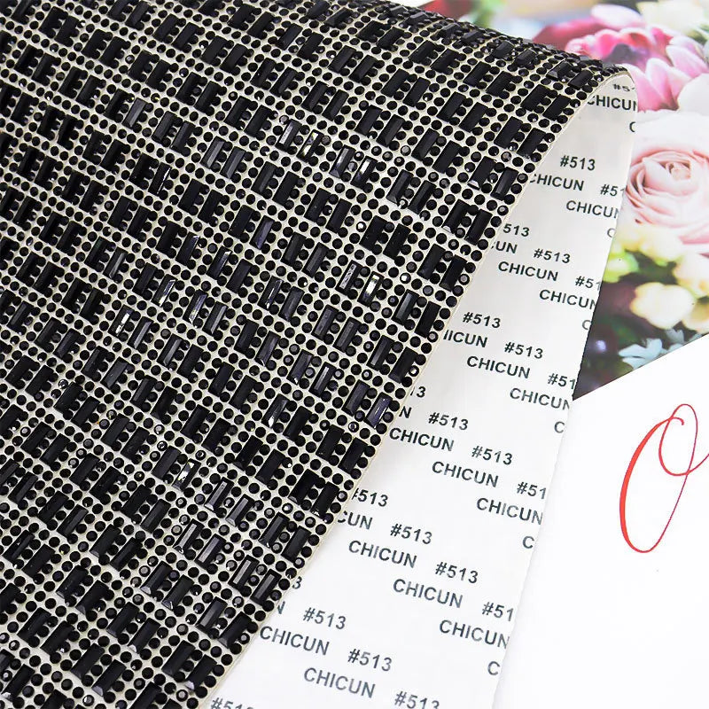 Rhinestone Sticker Sheet 24×40cm – Glitter Gem DIY Crafts
