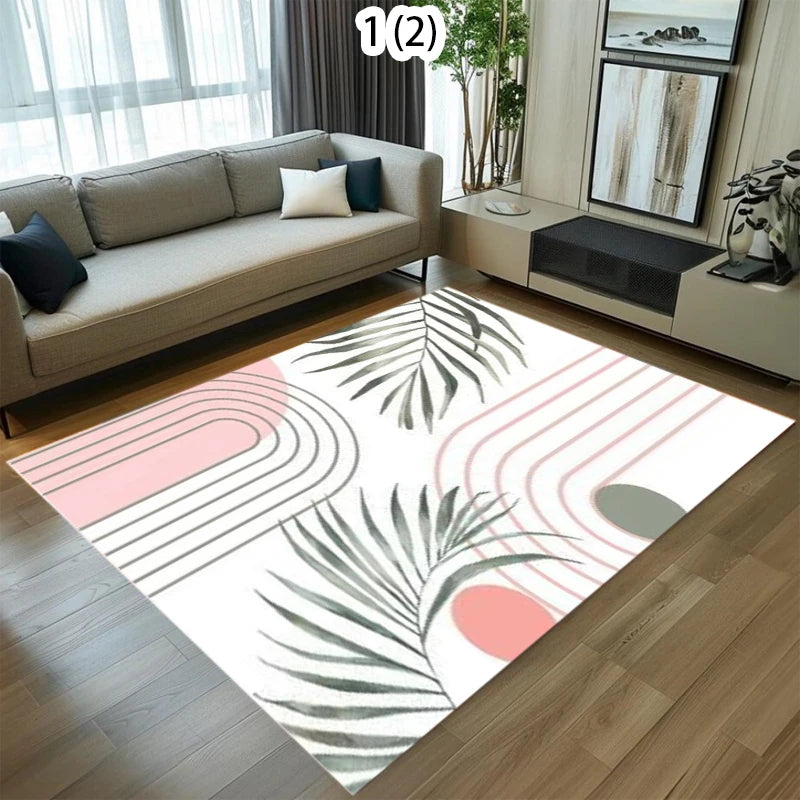 Modern Minimalist Area Rug – Dirt-Resistant Floor Mat