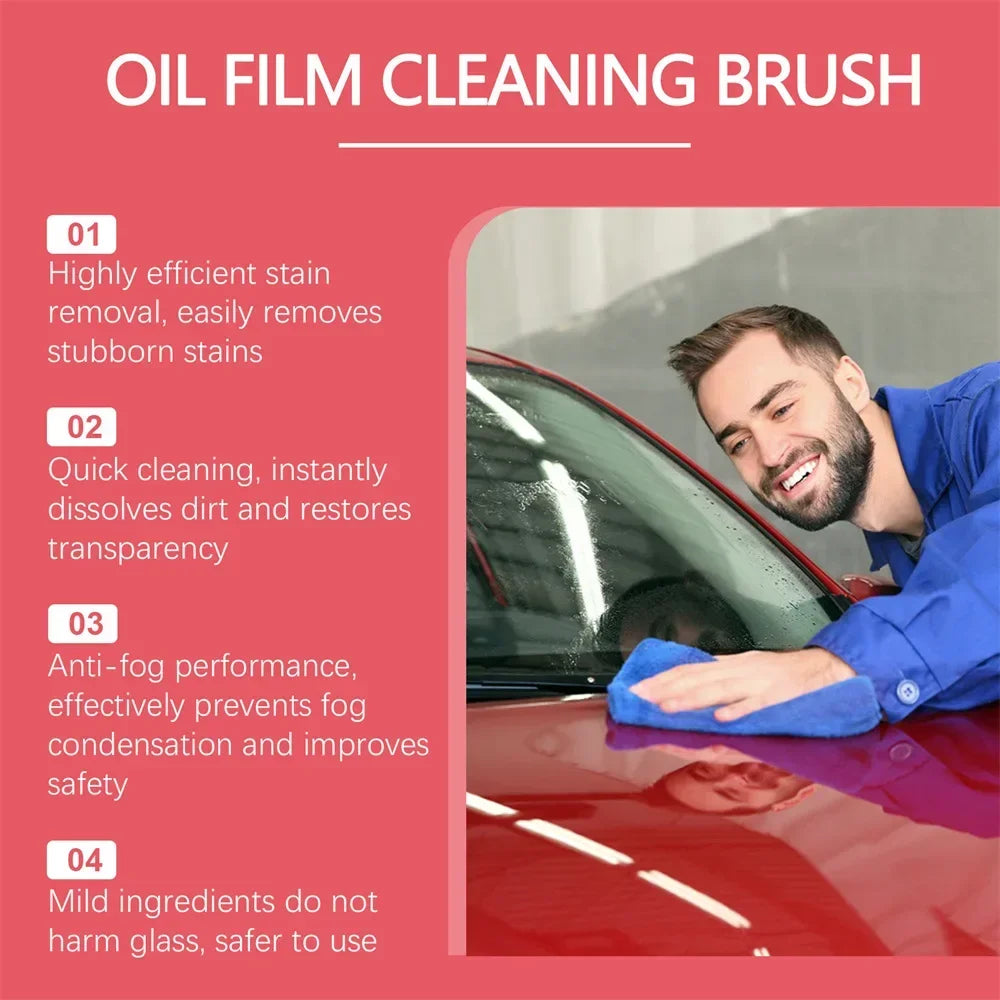 Windshield Oil Film Cleaner & Water Repellent Coating Kit