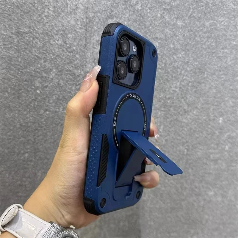 Armor Magnetic Kickstand Case for Samsung – MagSafe Ready