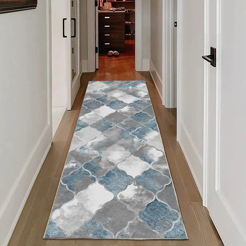 Vintage Plank Print Non-Slip Kitchen Mat | Farmhouse Floor Rug