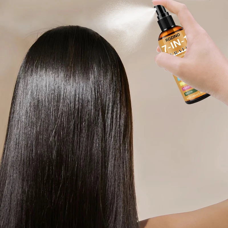 ROZINO 7-in-1 Keratin Hair Oil Spray – Leave-In 100ml