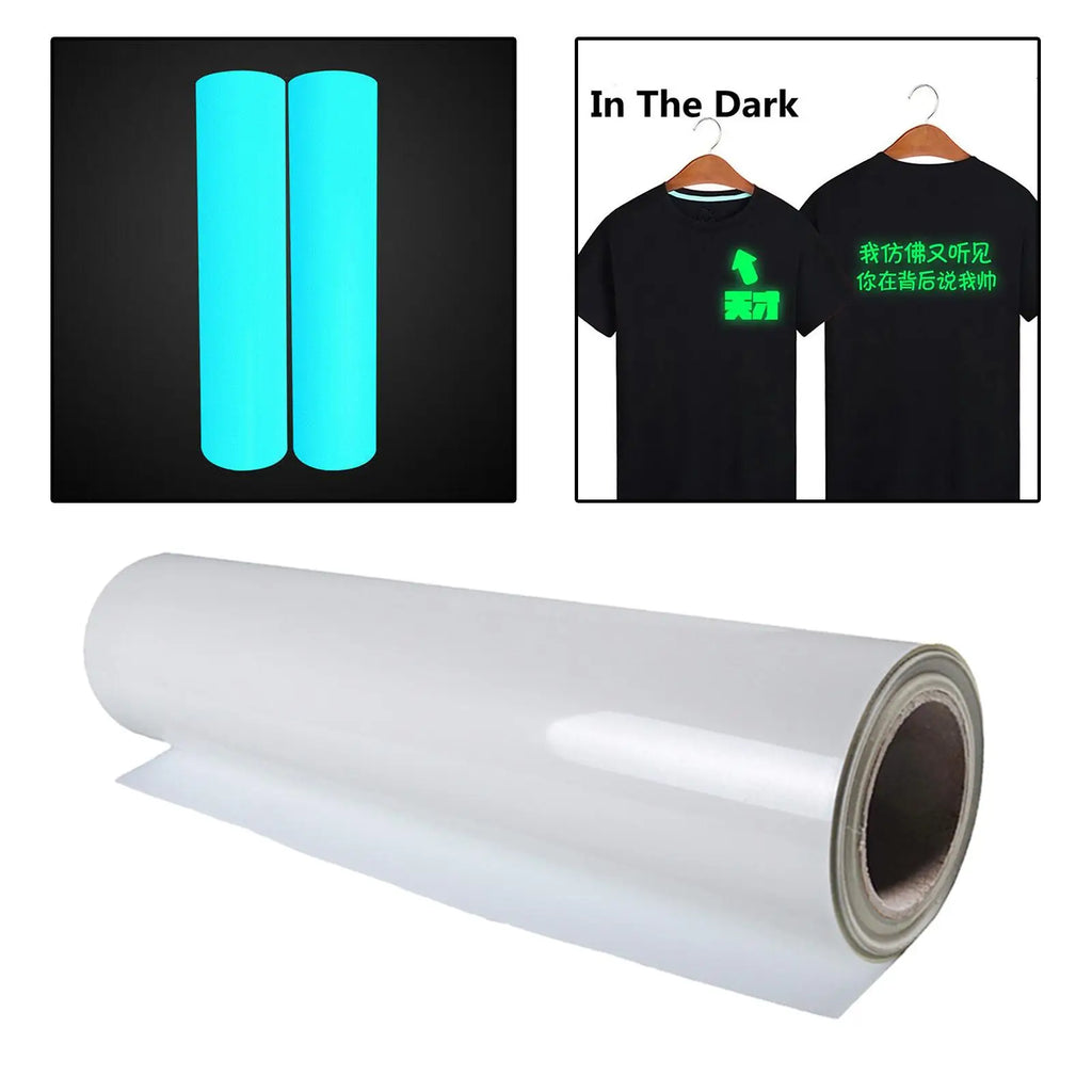 Glow in the Dark Heat Transfer Vinyl HTV Roll – Iron-On DIY