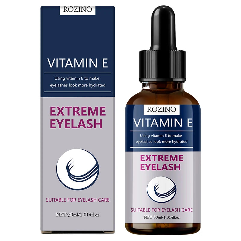 ROZINO Vitamin E Eyelash & Eyebrow Nourishing Serum Oil