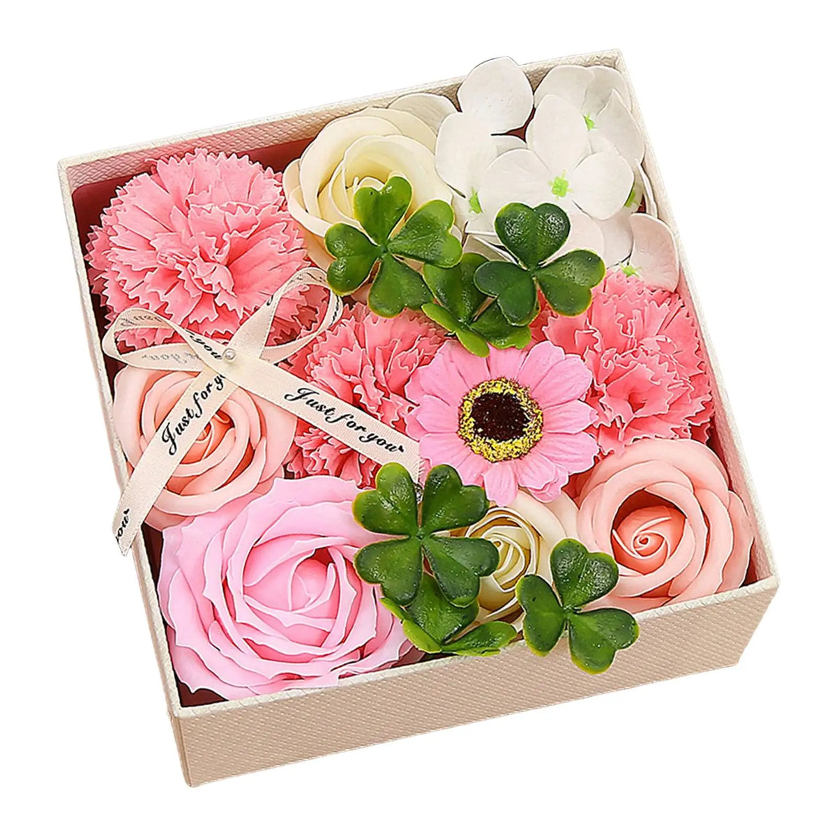 Rose Soap Flower Gift Box – Floral Scented Bouquet