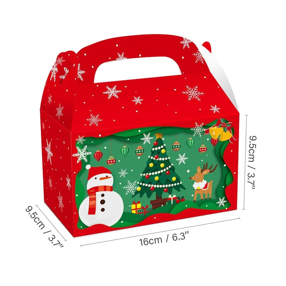 12-Pack Christmas Gift Boxes – Festive Cardboard Packaging