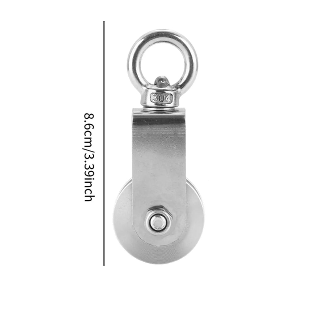 360° Swivel Pulley Block – Stainless Steel Cable Pulley