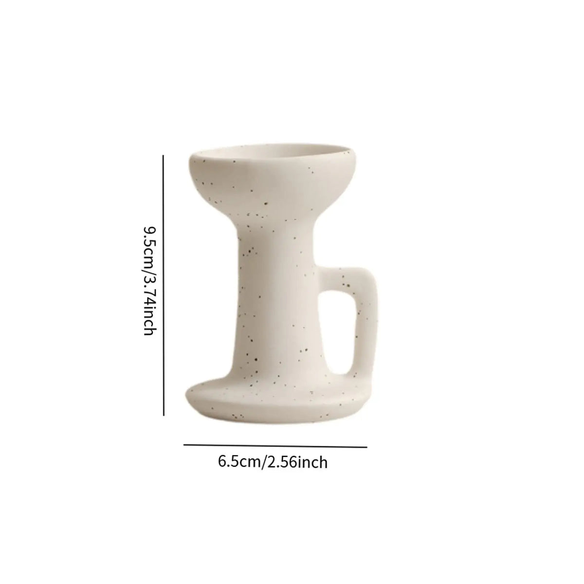 Minimalist Ceramic Candle Holder – Boho Table Decor Ornament