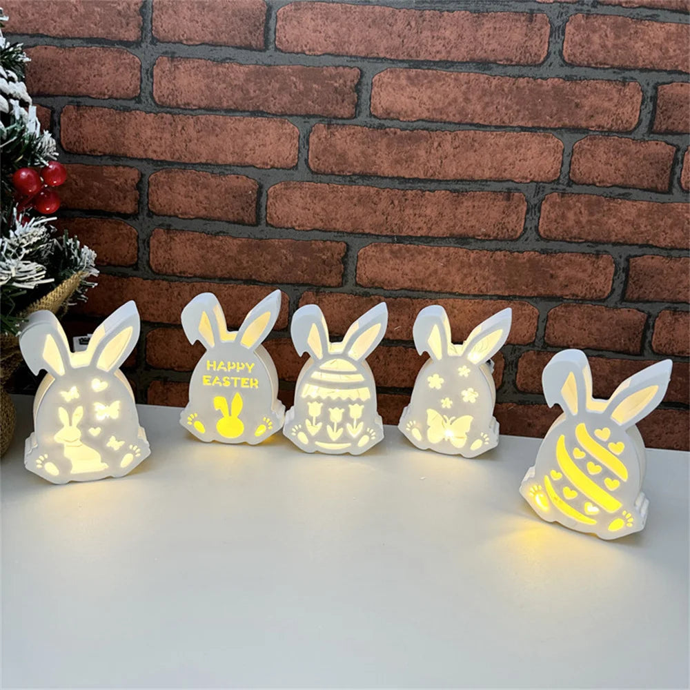 Easter Rabbit Hollow Silicone Mold – DIY Candle & Plaster