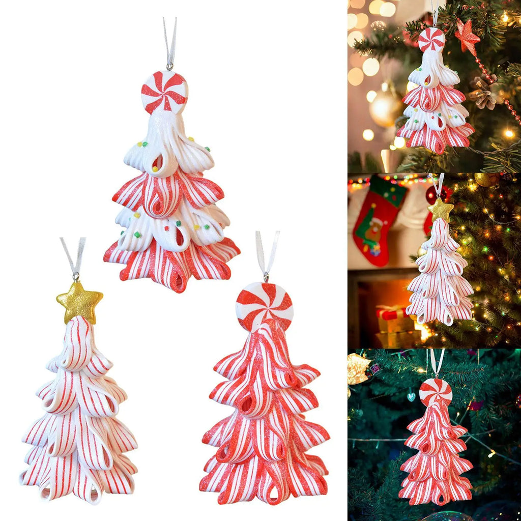 Polymer Clay Christmas Hanging Ornaments – Xmas Tree Decor