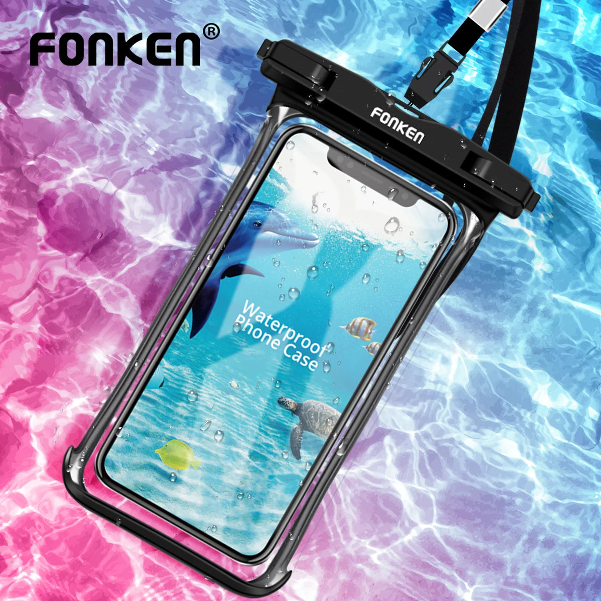 Universal Waterproof Phone Pouch Bag with Lanyard | FONKEN
