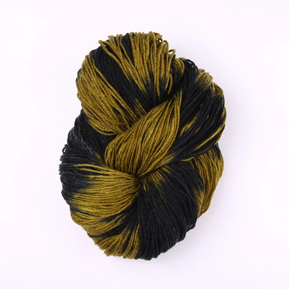 Segment Dyed Acrylic Yarn – Soft Mixed Color Knit & Crochet