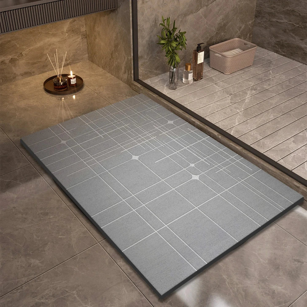 Super Absorbent Anti-Slip Bath Mat | Quick Dry Diatom Mud Rug