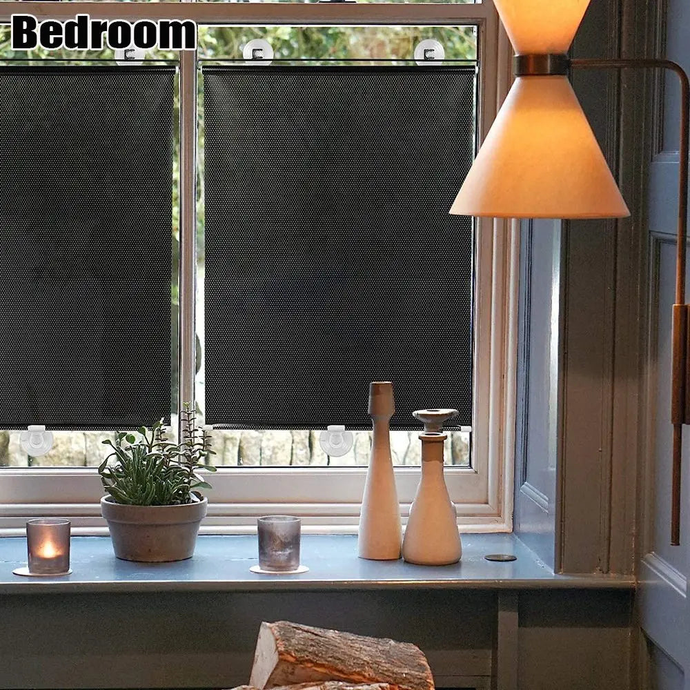 Blackout Roller Blinds – UV-Blocking Sunshade Window Curtain