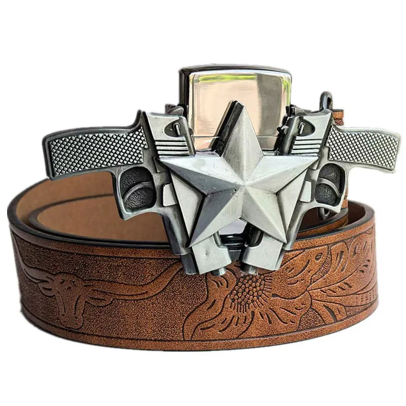 2-in-1 Belt Buckle Fuel Lighter | Unique Men's Gift Accessory