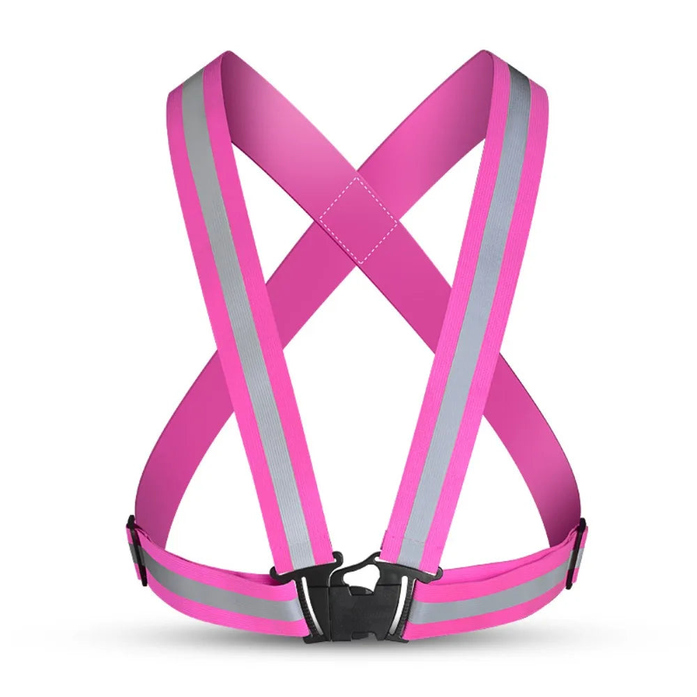 High Visibility Reflective Safety Vest Straps – Multicolor