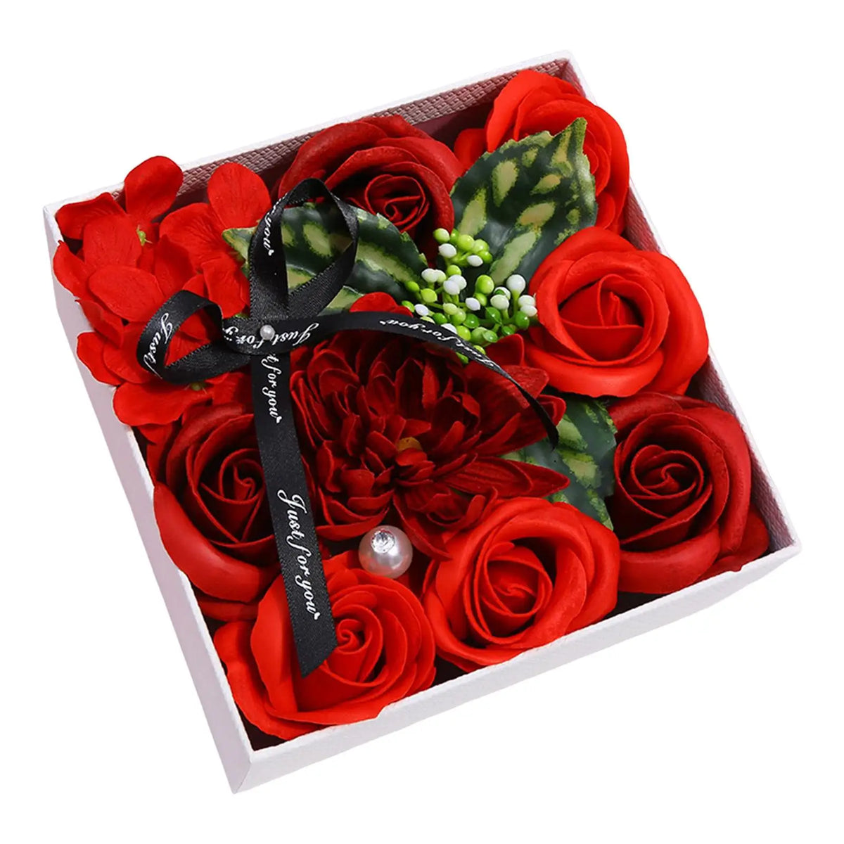 Rose Soap Flower Gift Box – Floral Scented Bouquet