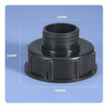 IBC Valve Adapter 3" to 2" Coarse Thread Converter – 4 Pack