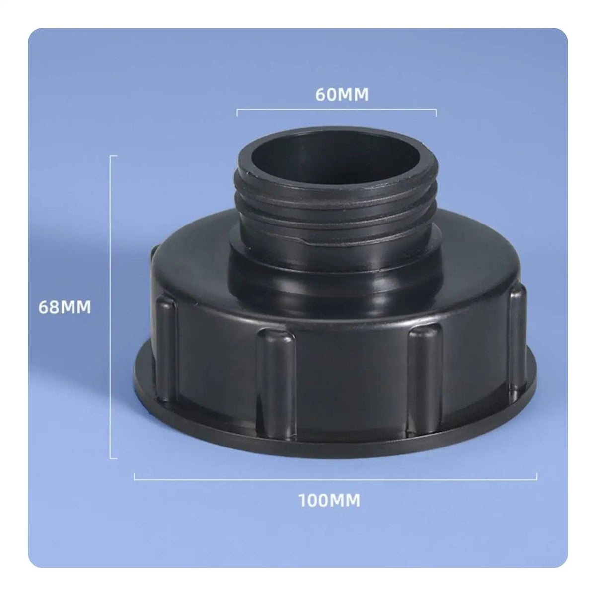 IBC Valve Adapter 3" to 2" Coarse Thread Converter – 4 Pack