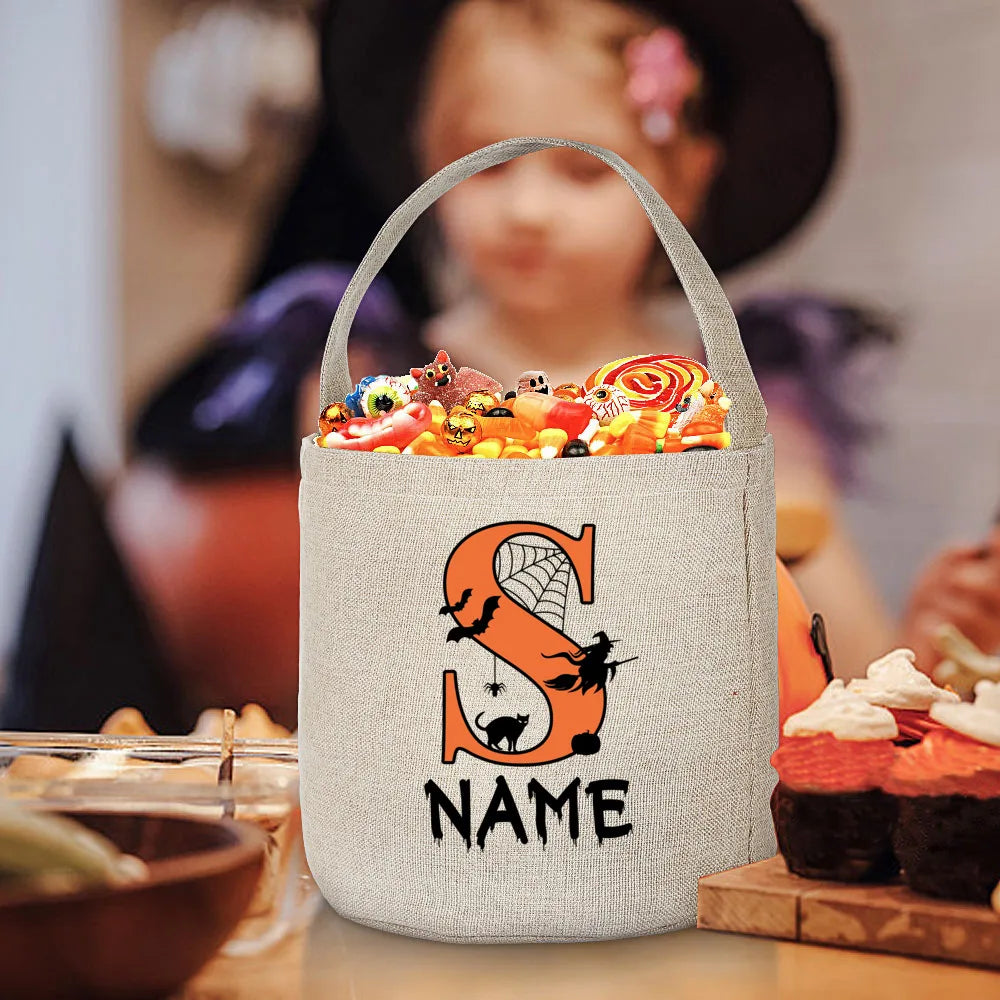 Personalized Halloween Trick or Treat Bag – Kids' Candy Tote