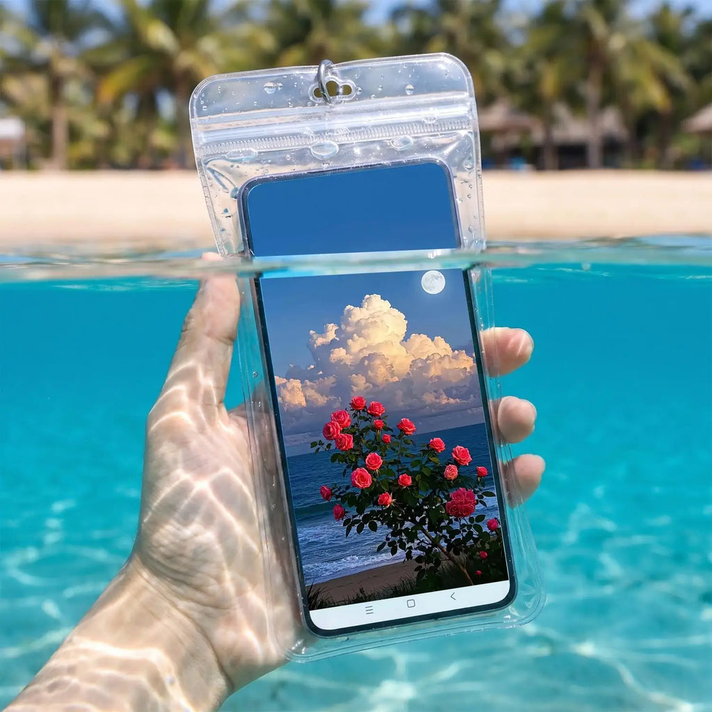 2-Pack Waterproof Phone Pouch – PVC Swimming Bag Case
