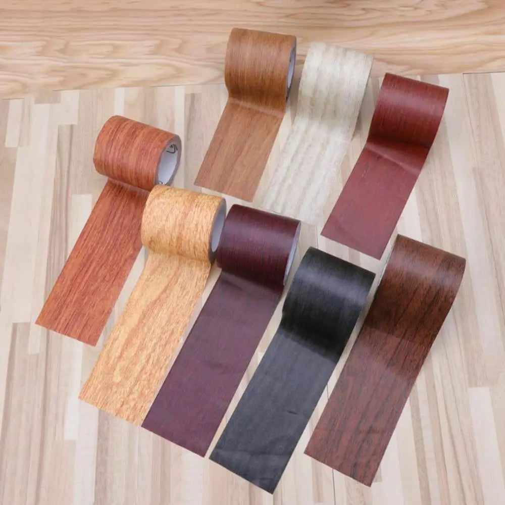 Wood Grain Furniture Repair Tape 5M – Self-Adhesive Decor