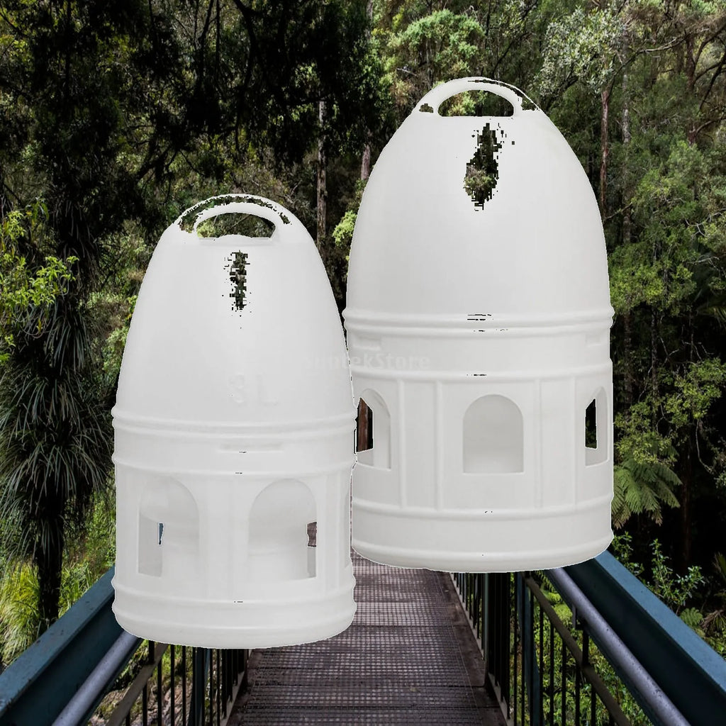 10L Hanging Bird Water Drinker for Pigeon Parrot Chicken Duck