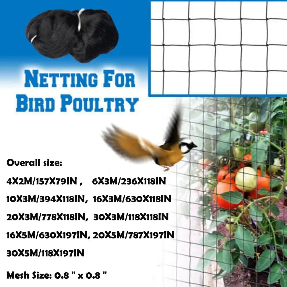 Bird Netting Nylon Protective Net – Garden, Crop & Pond