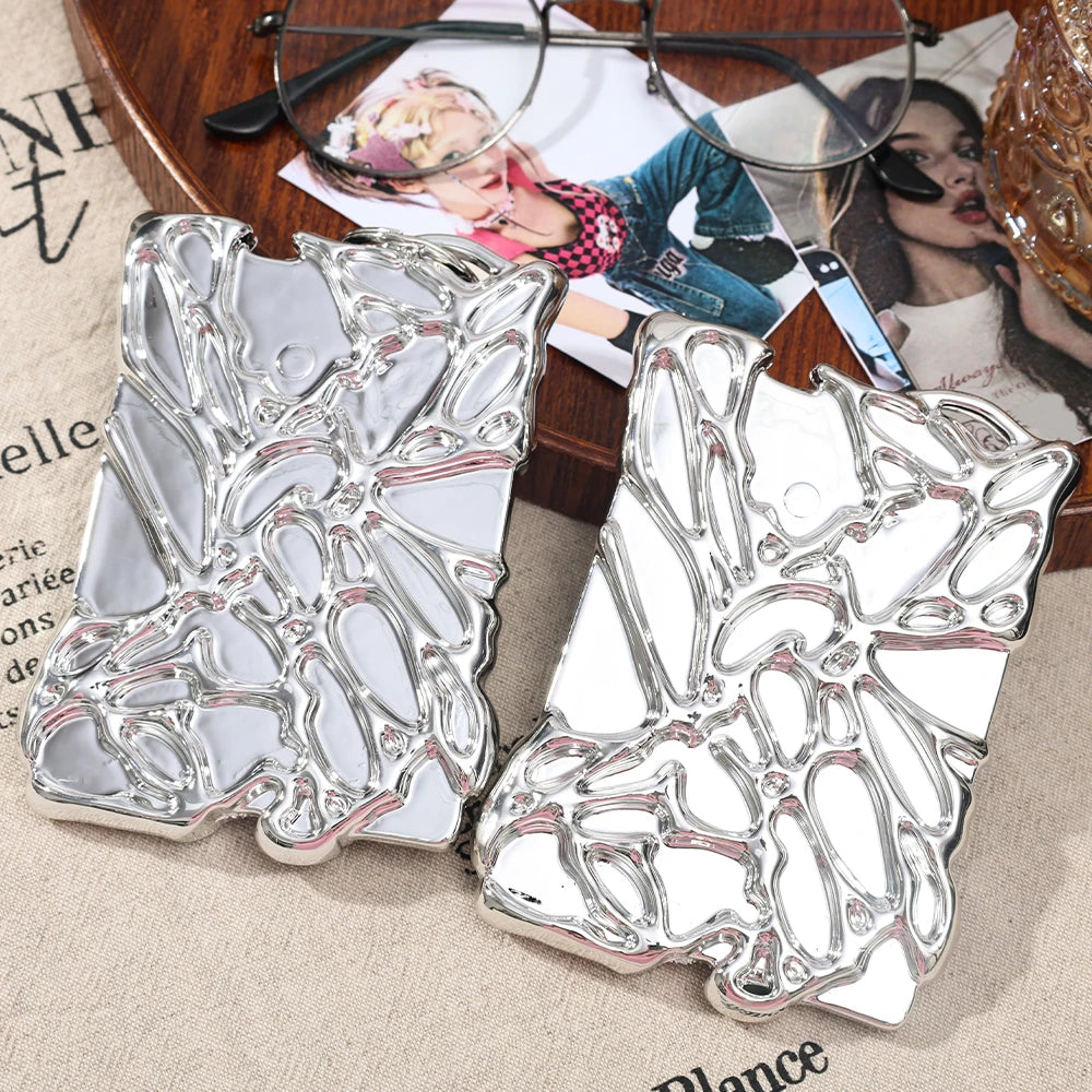 Silver Electroplated Kpop Photocard Sleeve Frame Protector