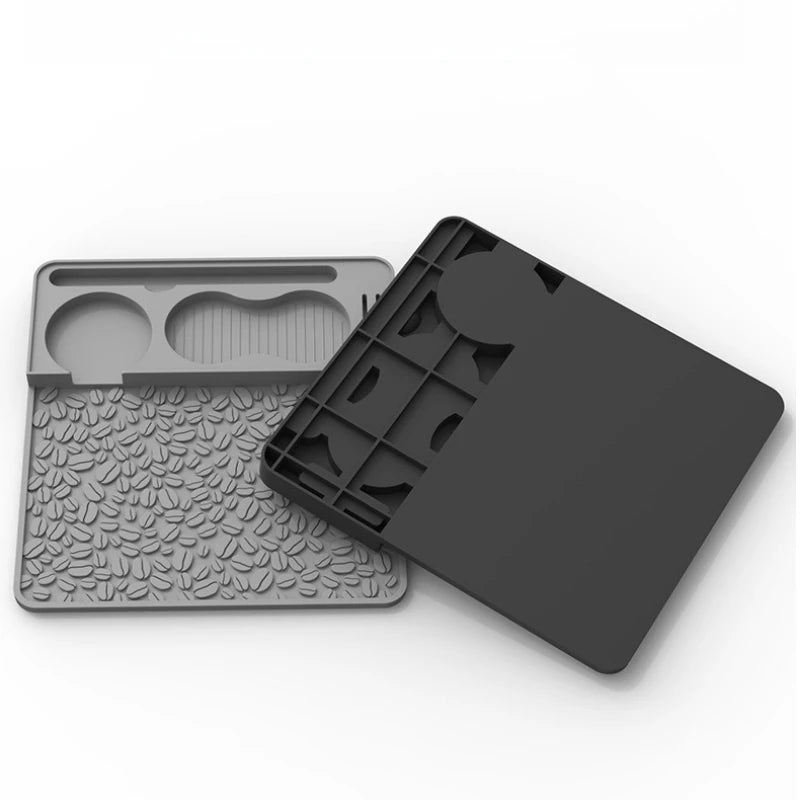 VIKAMA Silicone Coffee Mat – Non-Slip Espresso Tamping Pad