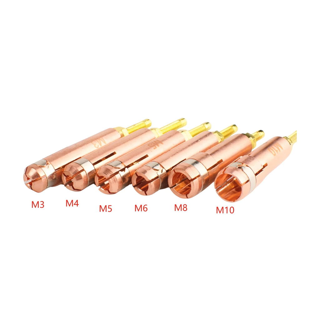 10-Piece Collet Chuck Set M3–M10 for CD Stud Welding Torch