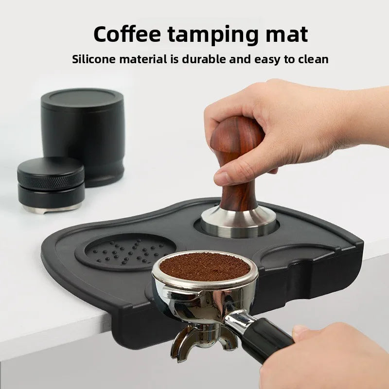 Silicone Non-Slip Espresso Tamping Mat | Barista Station Pad