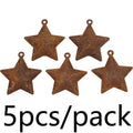 5-Pack Retro Rusty Christmas Bells – DIY Holiday Pendants