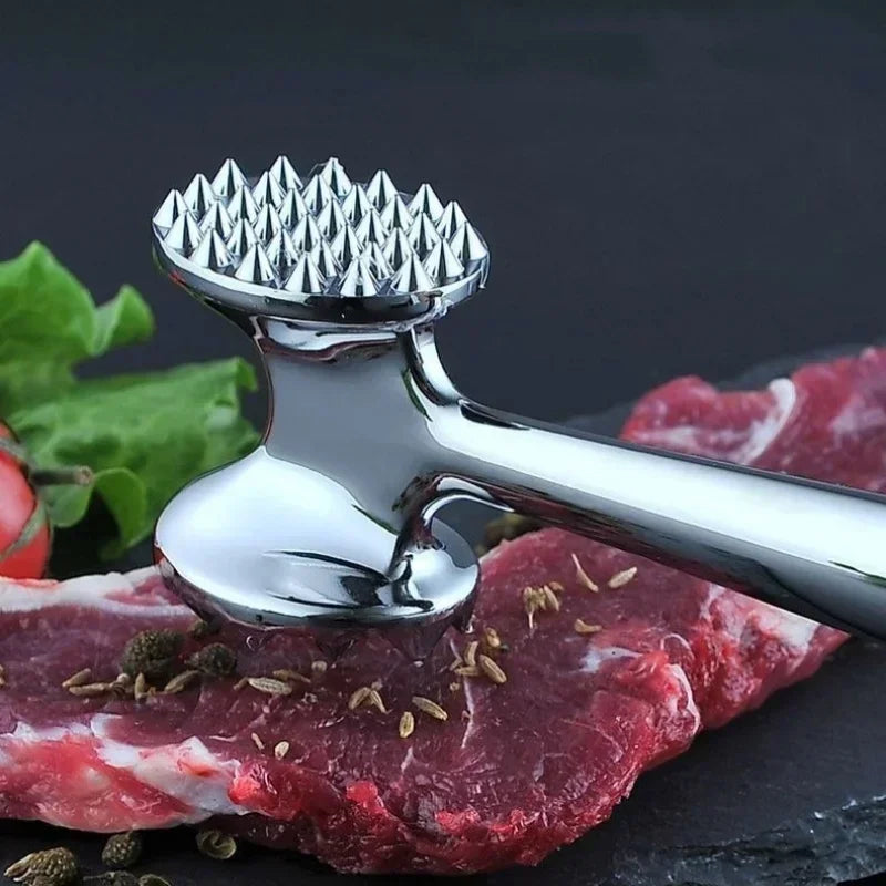 Double-Sided Meat Tenderizer Hammer – Zinc Alloy Mallet