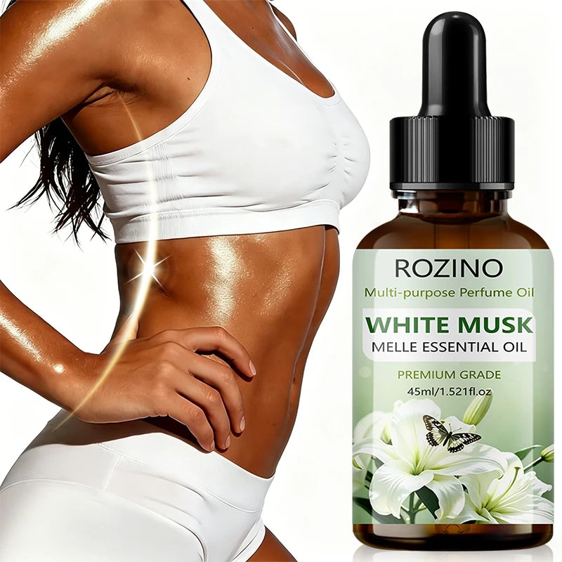 ROZINO White Musk Essential Oil – Moisturizing Fragrance Oil