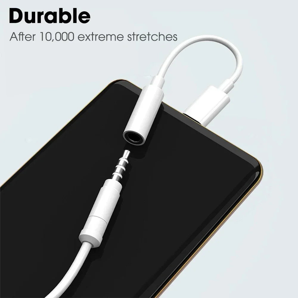 USB-C to 3.5mm Headphone Adapter for iPhone 15 Series