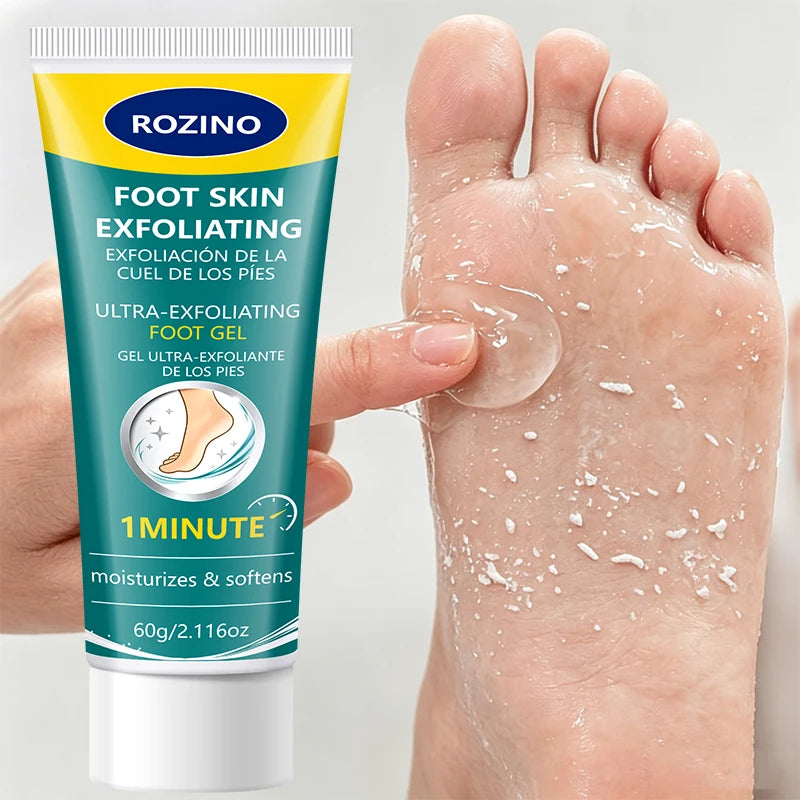 ROZINO Foot Exfoliating Gel – Callus Softener & Moisturizer