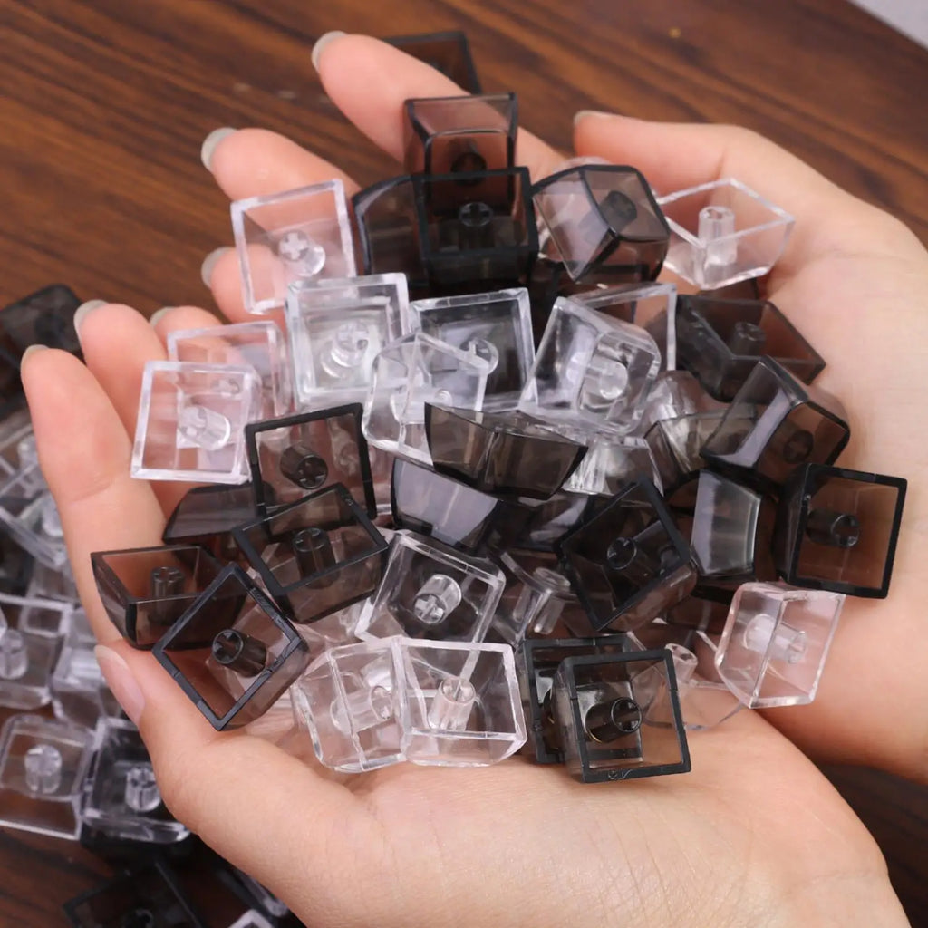 Universal Transparent Keycaps Kit – 10-Pack for Mechanical Keyboard