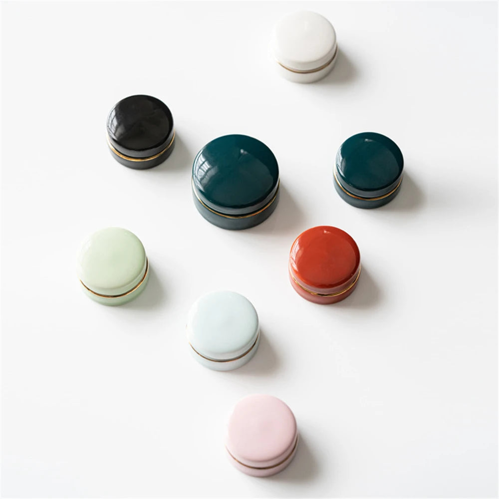 Ceramic Mini Sealed Storage Jar – Portable Travel Container