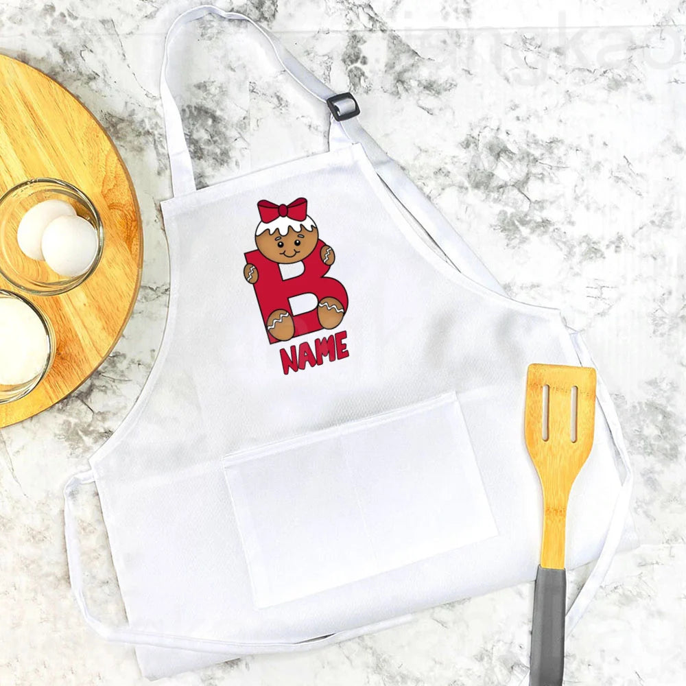 Personalized Kids Baking Apron – Custom Name Christmas Gift