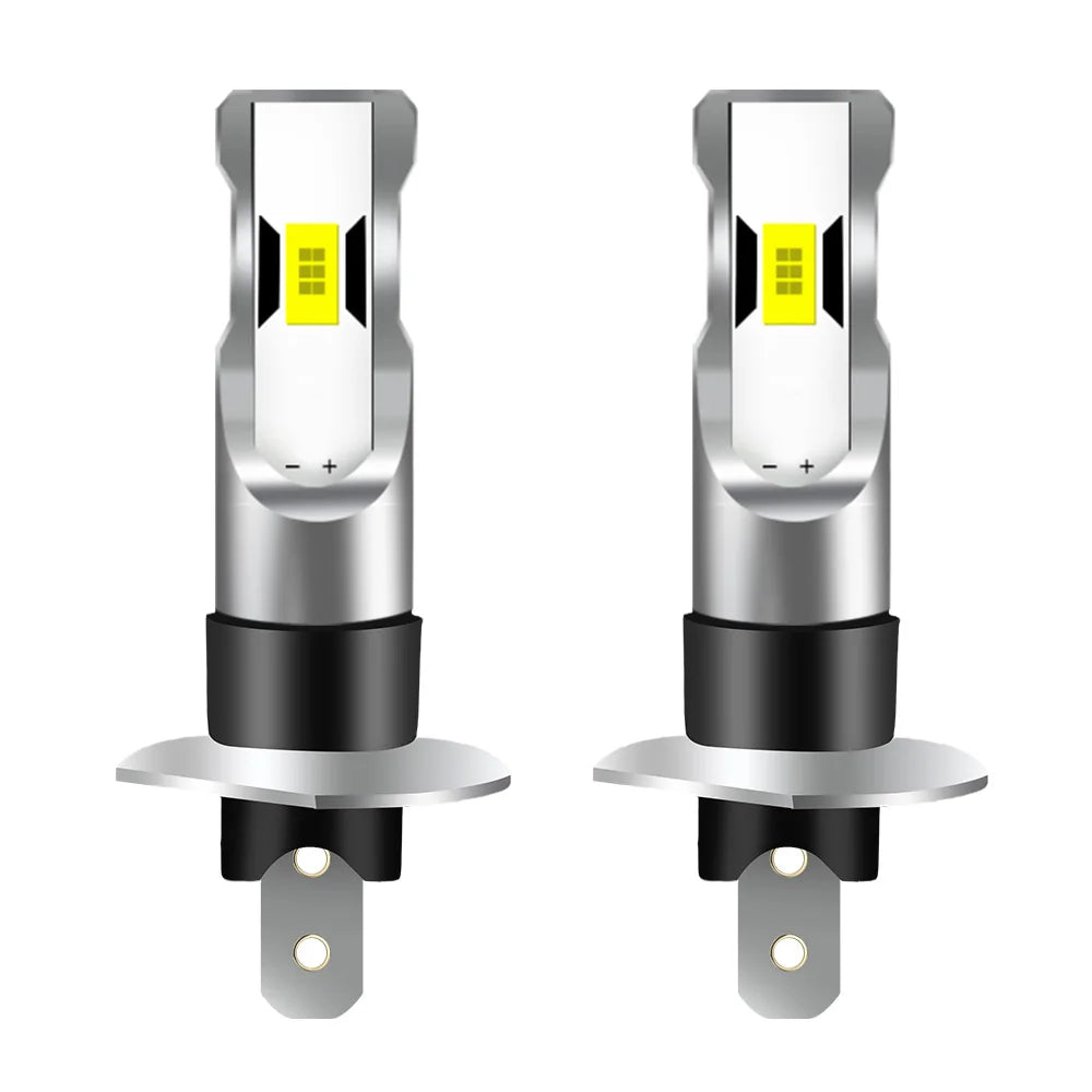 2-Pack CSP LED Headlight Bulbs H4 H7 H11 Plug & Play 50000LM