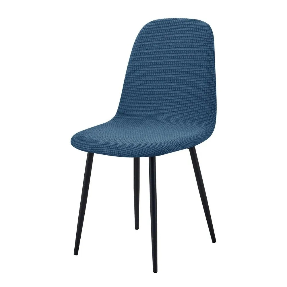 Stretch Jacquard High Back Dining Chair Cover Slipcover