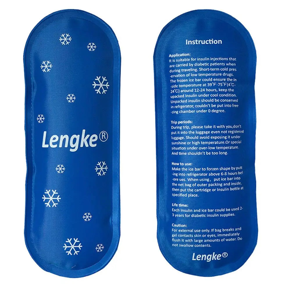 Thermal Gel Ice Pack – Insulated Medication Cooler Travel Case