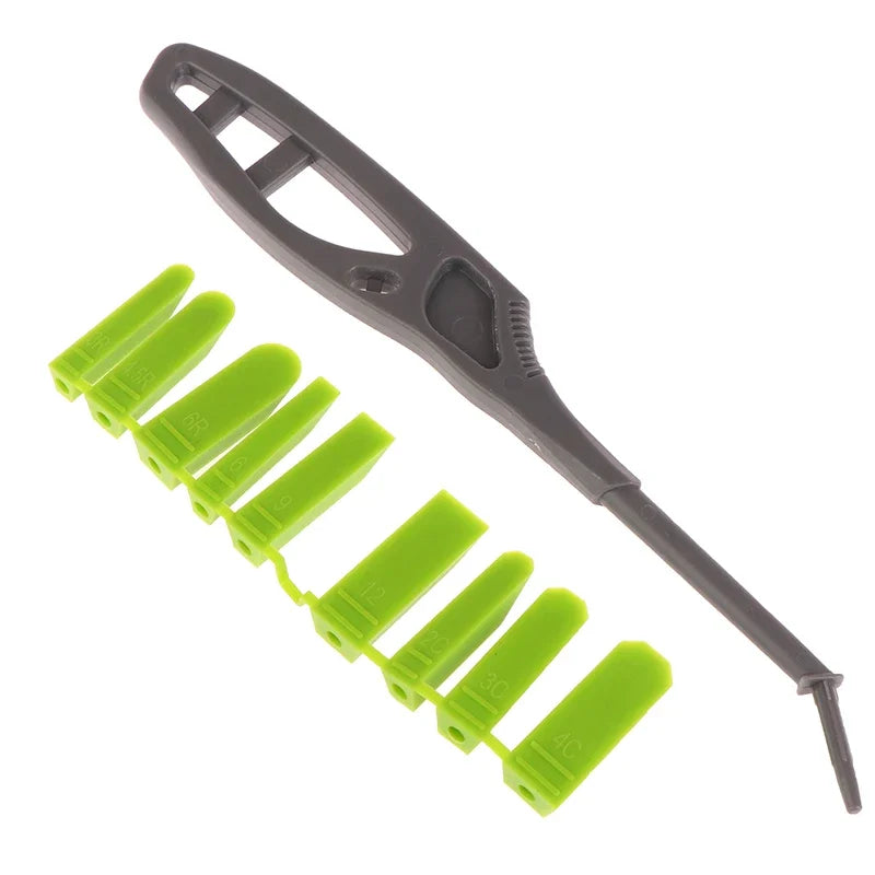 Caulking Tool Kit – Silicone Scraper with 9 Narrow Tips