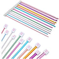 11-Piece Tunisian Crochet Hook Set – Aluminum 2–8mm