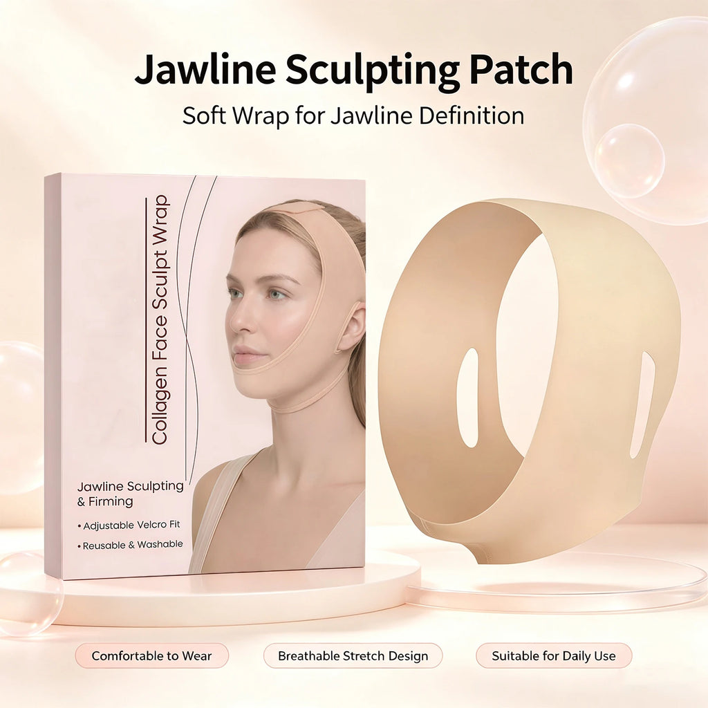 Adjustable Jawline Firming Band – Face Sculpting Chin Wrap