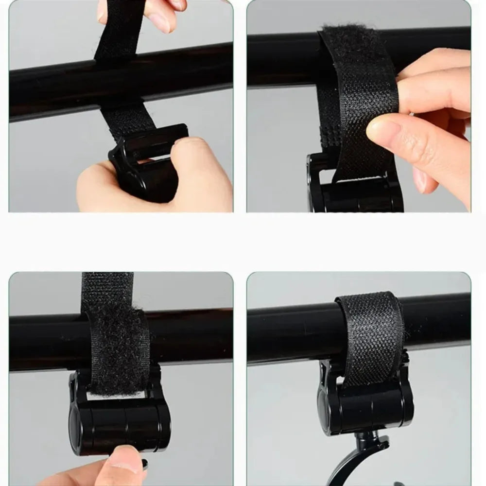 2-Pack Universal Stroller Hooks – Heavy Duty Pram & Cart Hangers