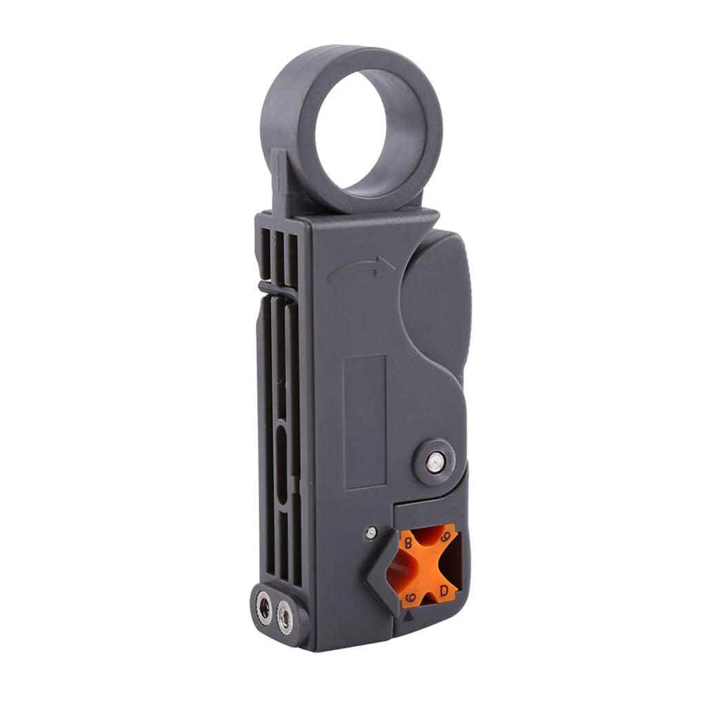 RG6/RG59 Coaxial Cable Stripper & Compression Crimping Tool Kit