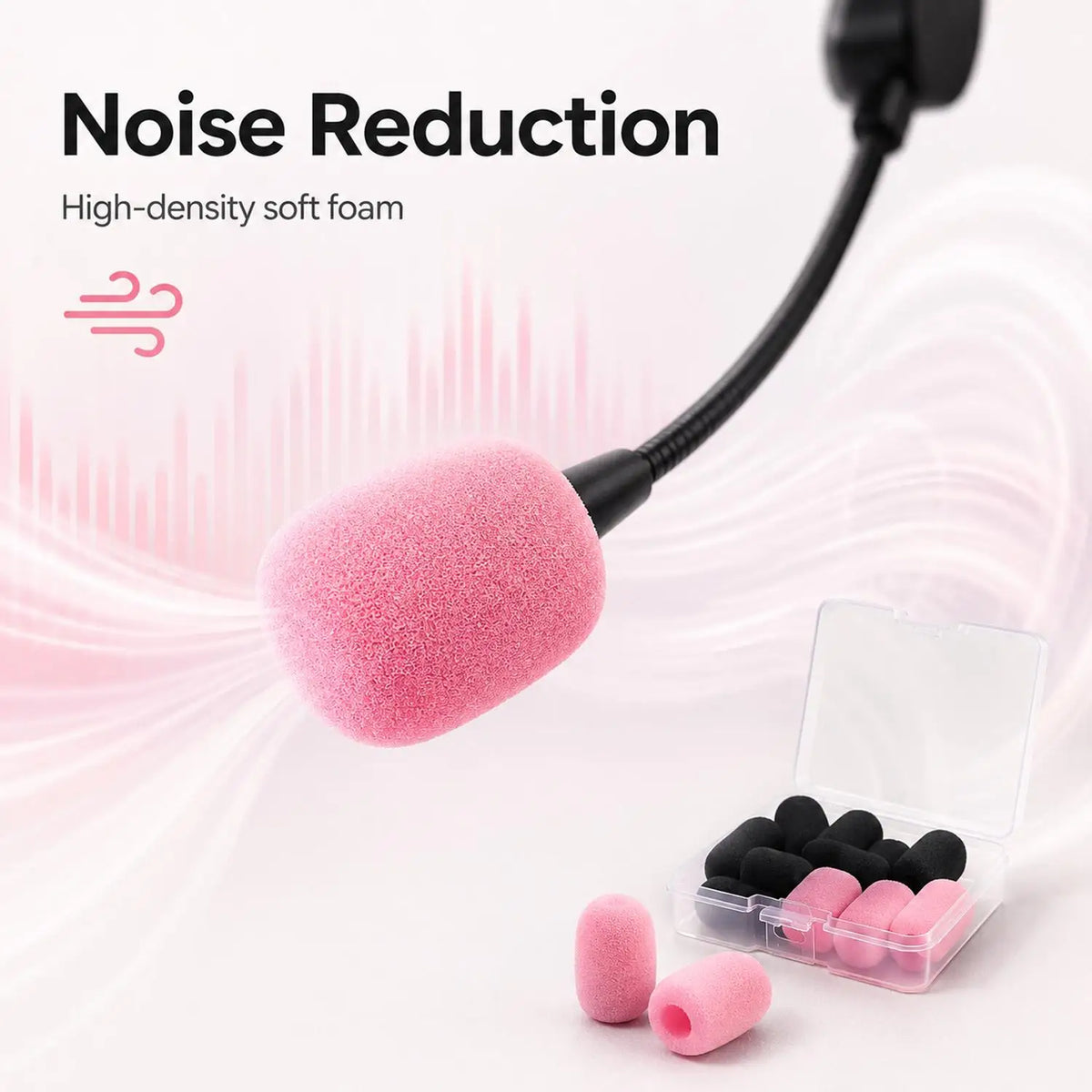 Foam Microphone Windscreen Covers S/L 12-Pack | Lapel Mic