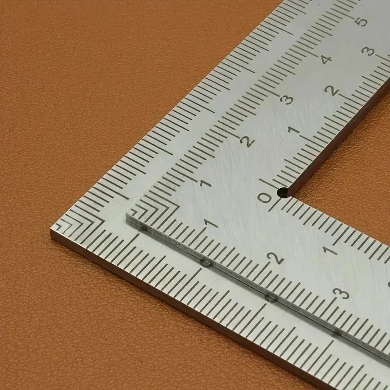 Mini Stainless Steel L-Shaped Square Ruler – Precision Corner Gauge
